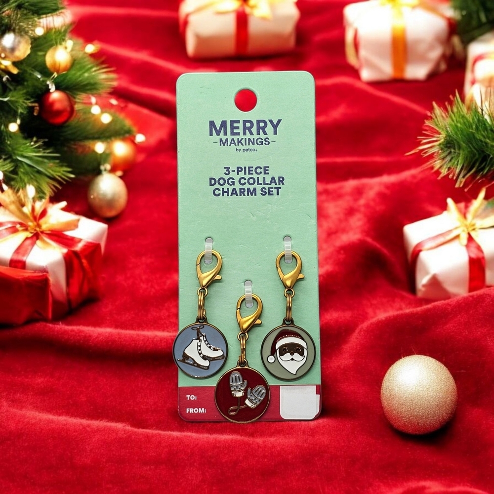 Merry Makings 3-Piece Dog Collar Charm Set